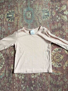 Hanna Andersson 2T Pima Cotton Long Sleeve Pink Shirt